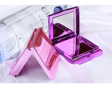 2in1 built-in cable Mirror Powerbank for Ladies